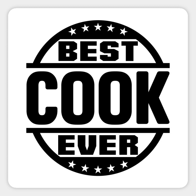 Best Cook Ever Magnet by colorsplash